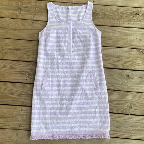 Southern Tide Purple Sky Stripe Corrine Dress XS - Picture 1 of 5
